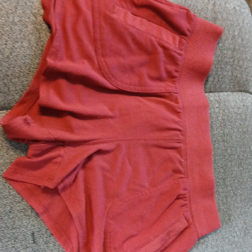 Athletic Works Women's Red Athletic Shorts
